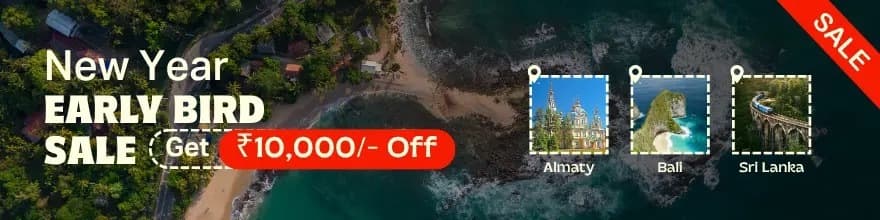 New Year Sale Banner 2026 - Getaways
