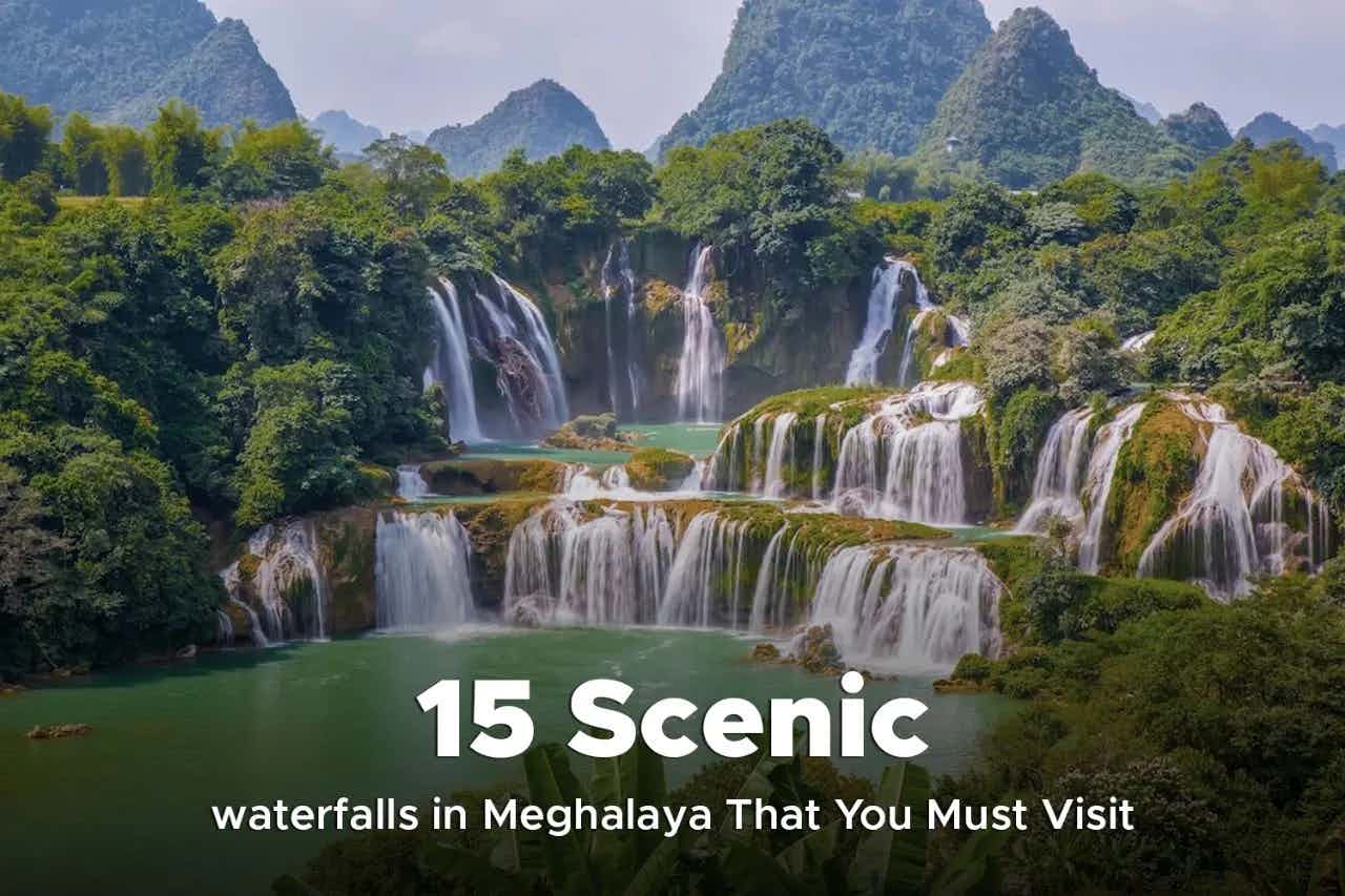 15 Scenic waterfalls in Meghalaya
