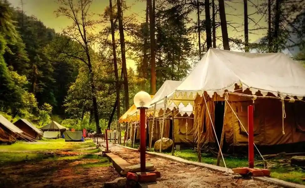 Camping in Kasol