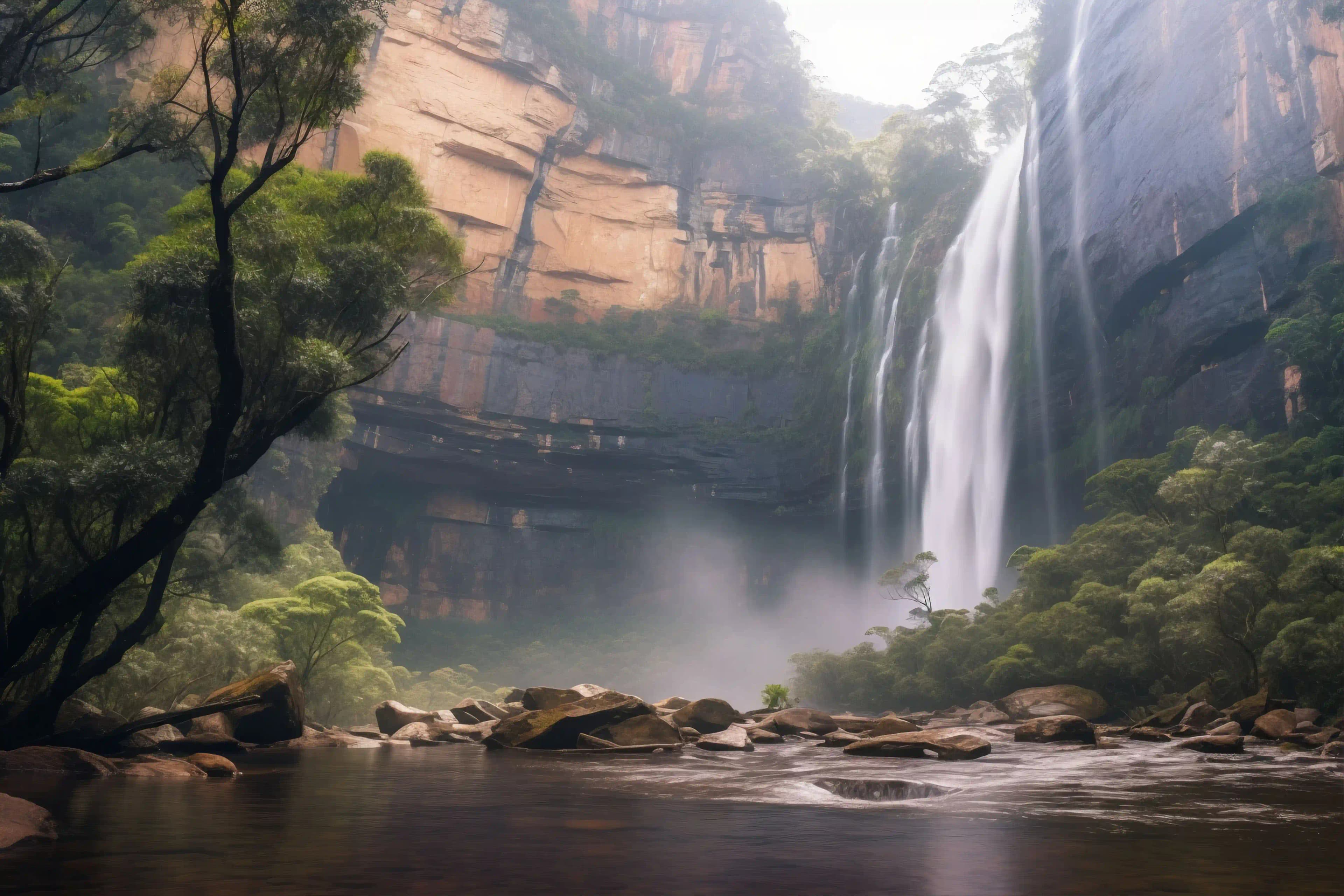 Nohsngithiang falls